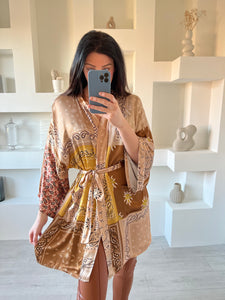 Kimono bandana beige