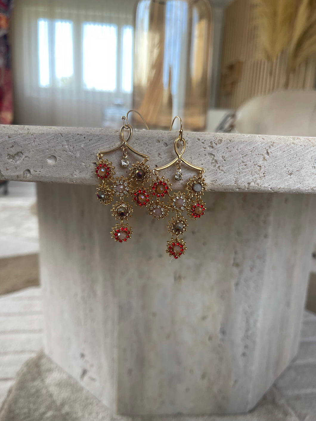 Boucles kaby rouge