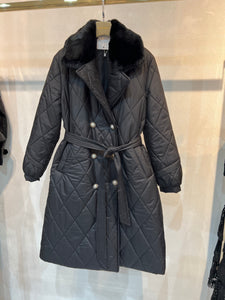 Manteau matelassé noir