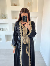 Load image into Gallery viewer, Abaya 2 pièces Sihem noir
